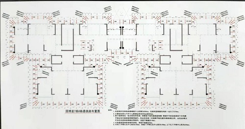 新疆悬挑梁平面布置图